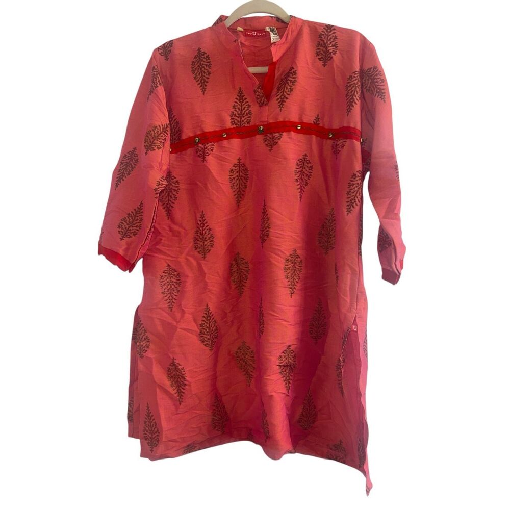 ✨Two Way Kurta Lads Pink Sz XXL Shirt✨